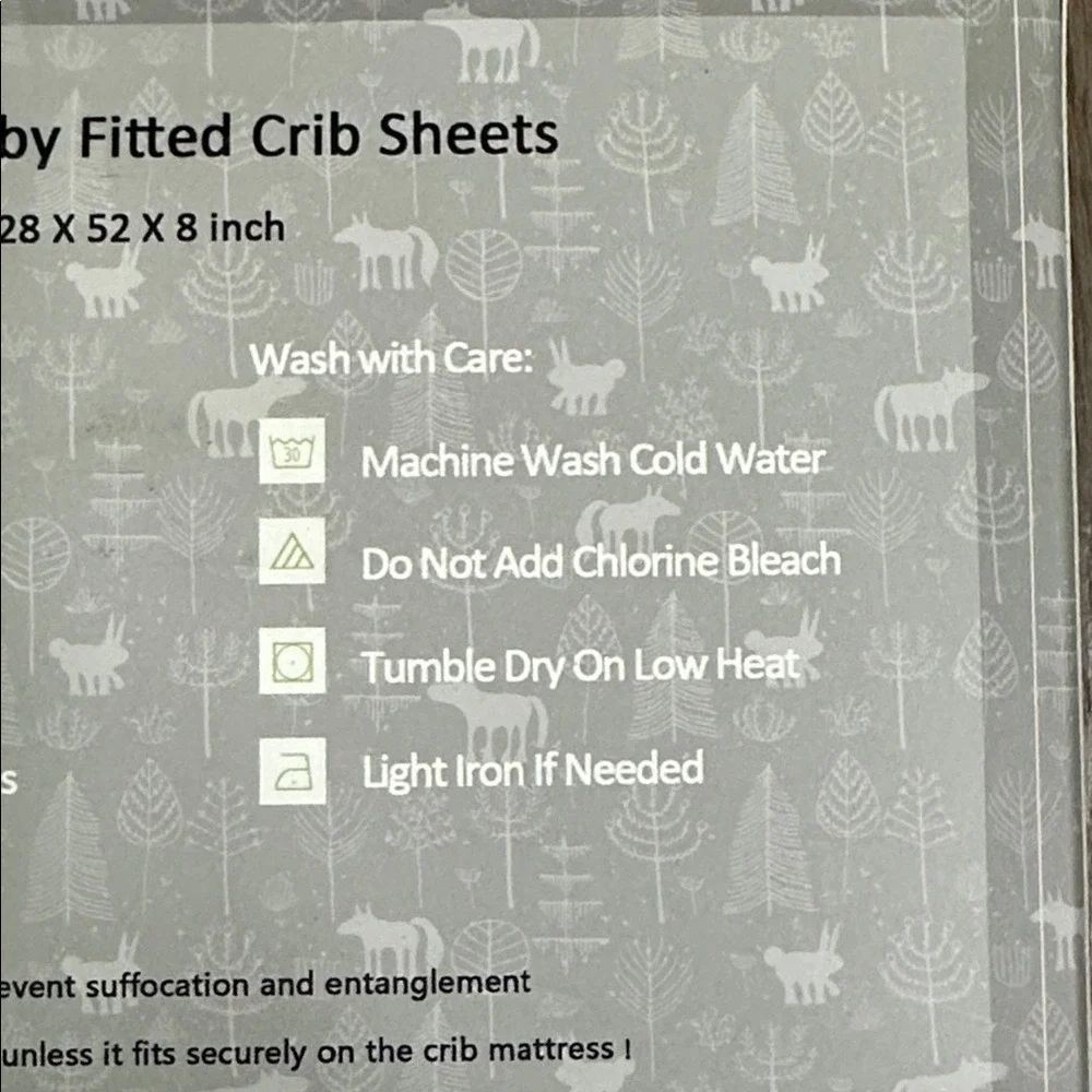 Optima Baby 2 Pack Fitted Soft Cotton Fitted Crib Sheets Green White‎